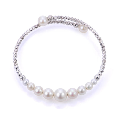 Imperial Pearl Sterling Silver "Brillance" Pearl Bracelet 636990/FW