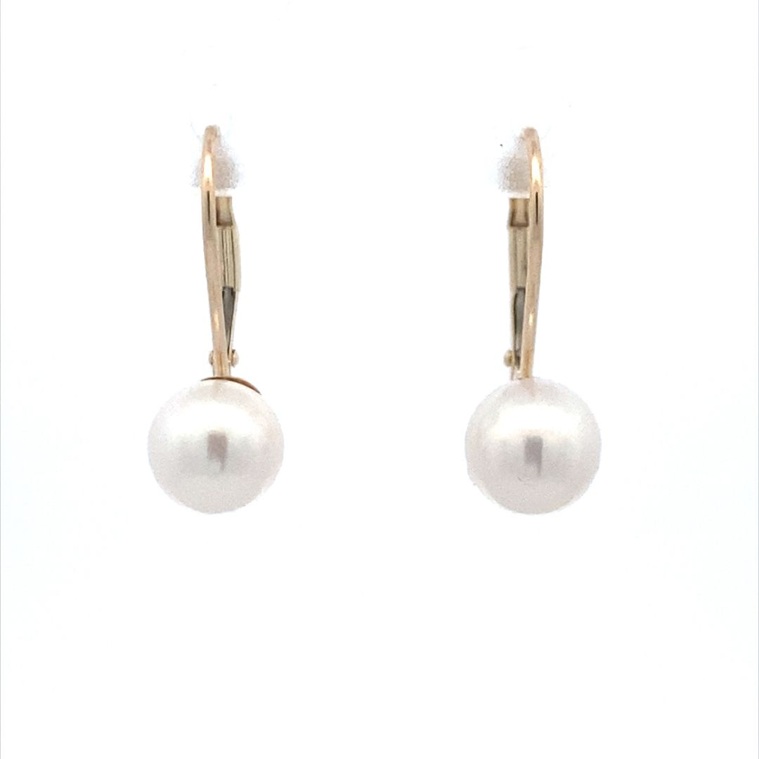 Beeghly & Co. 14 Karat Pearl Drop Earrings