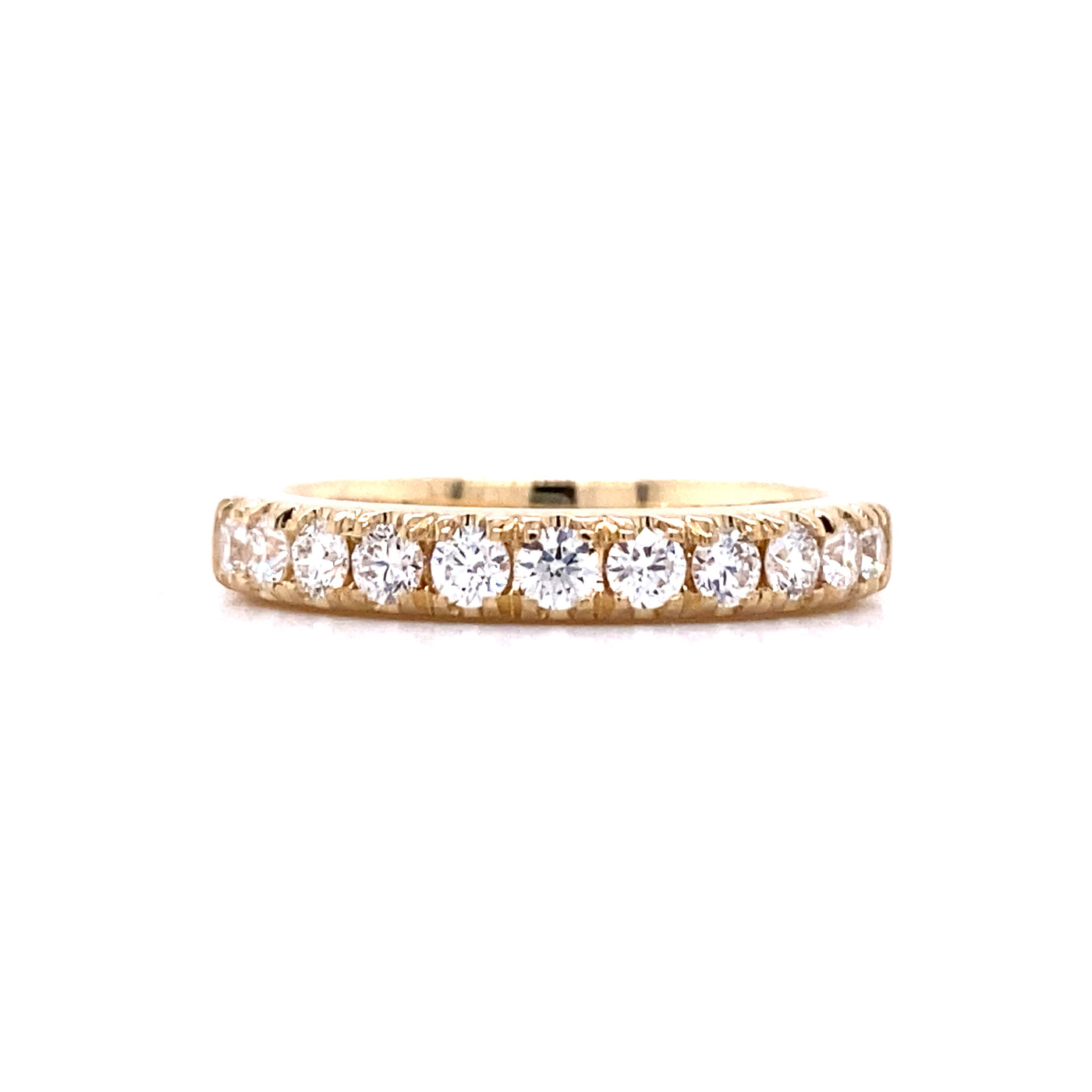 Beeghly & Co. 14 Karat Yellow Gold 1/2 Carat Diamond Band - Women's BCR-7-50Y