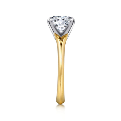 Gabriel & Co. 14 Karat Two-Tone Diamond Engagement Ring ER11832R8M4JJJ.CSCZ