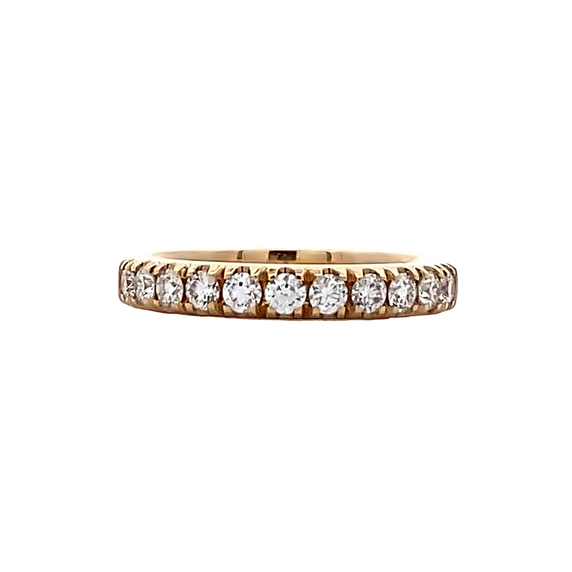 Beeghly & Co. 14 Karat Yellow Gold 1/2 Carat Diamond Band - Women's BCR-7-50Y