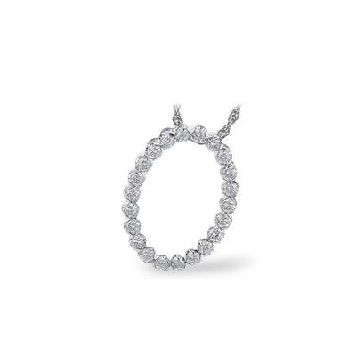 Allison Kaufman Co. 14 Karat White Gold Mutli-Gemstone Diamond Necklaces N8277