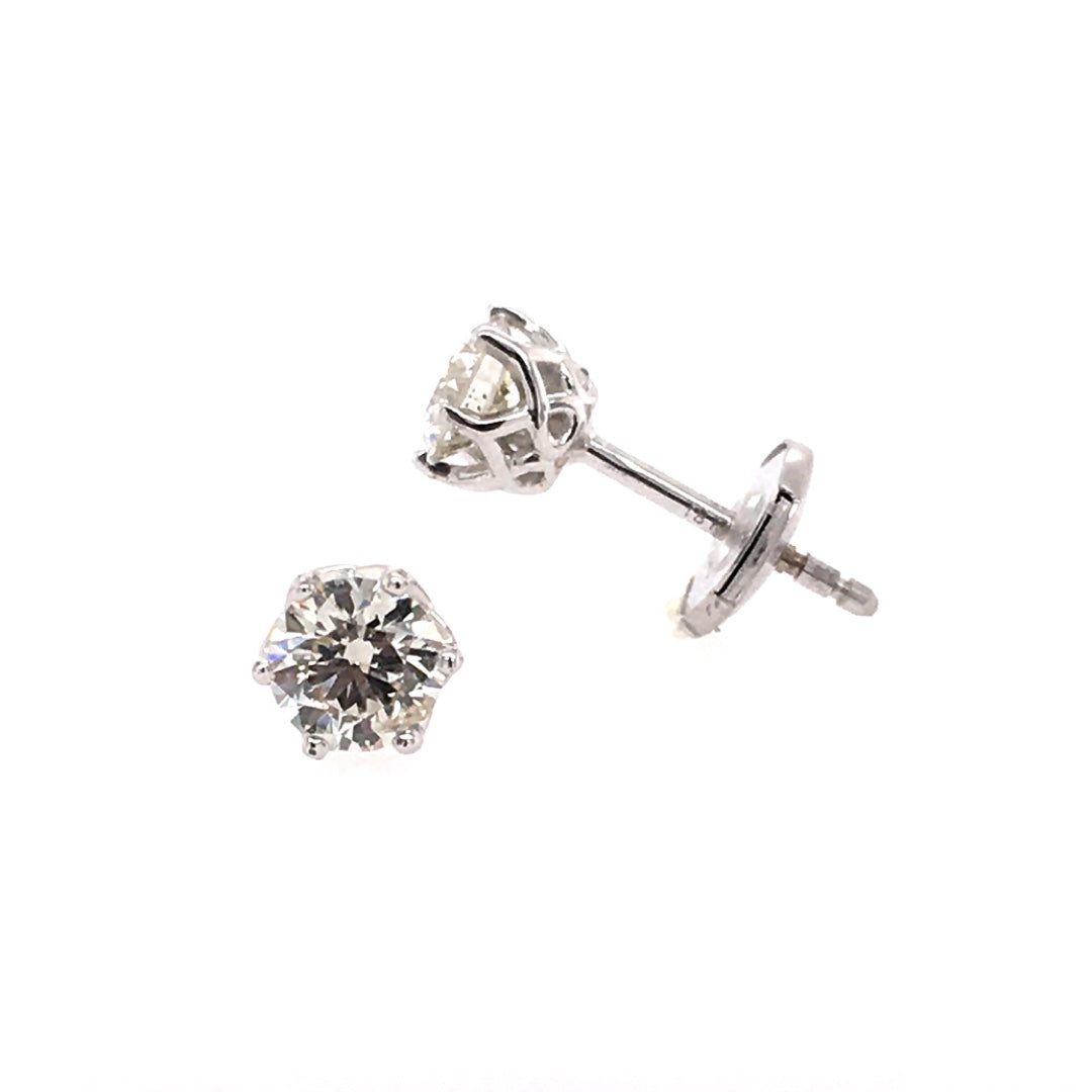 Beeghly & Co. "Best Collection" 18 Karat 3/4 CTW Diamond Stud Earrings BCE-AS-4.5MMD