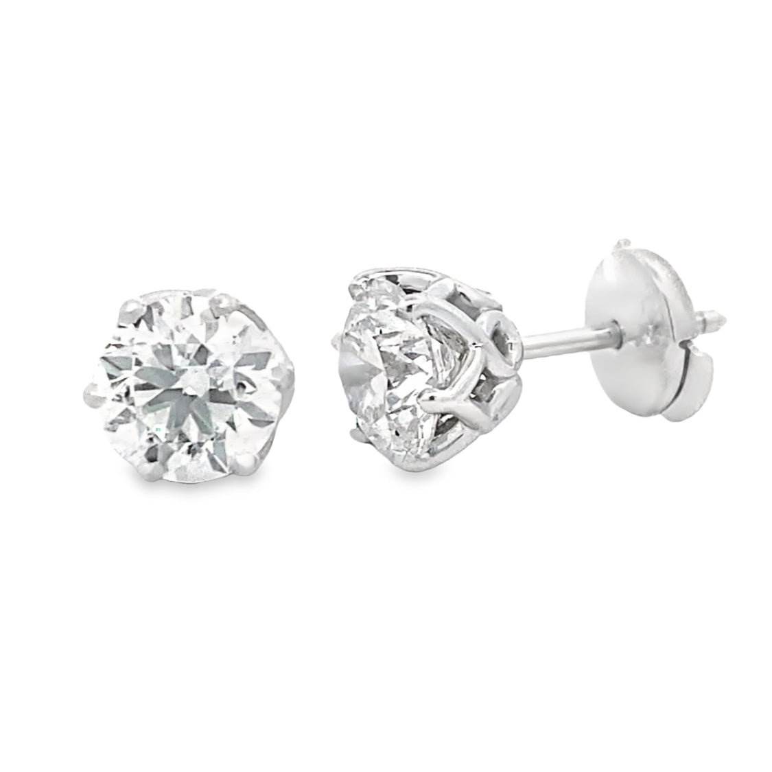 Beeghly & Co. "Best Collection"18 Karat 3CTW Diamond Stud Earrings