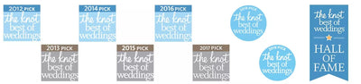 Named Winner Of The Knot Best Of Weddings 2019