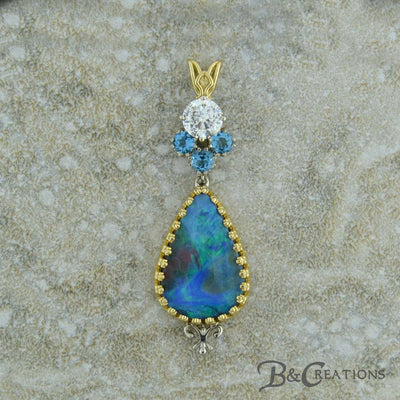 The "Living Water Angel  Opal"  -   It's Story