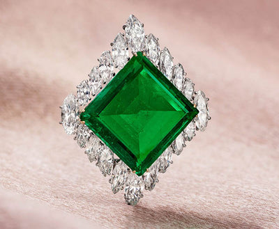 'Aga Khan' Emerald Makes Triumphant Return to Christie's Geneva After 55 Years