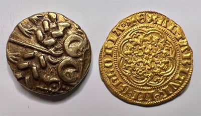 British Metal Detectorist Finds Two Coins Separated by 1,400 Years of History