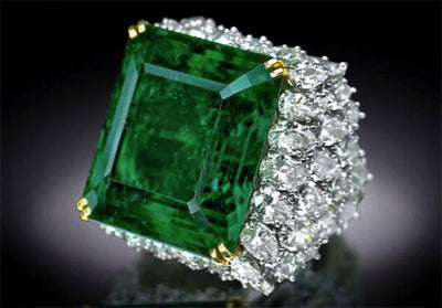 The 37.8-Carat Chalk Emerald Is a Regal Example of May's Official Birthstone