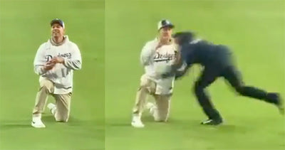 Love Hurts: Centerfield Marriage Proposal Goes Very Wrong for This Dodgers Fan