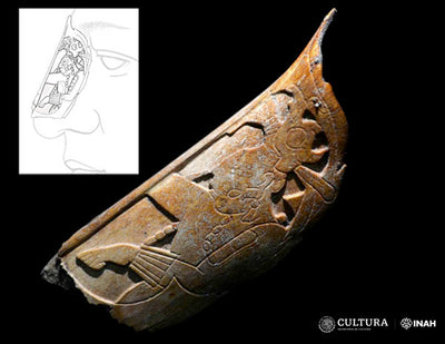 Mexican Archeologists Recover 1,100-Year-Old Nose Ornament From Mayan Ruins