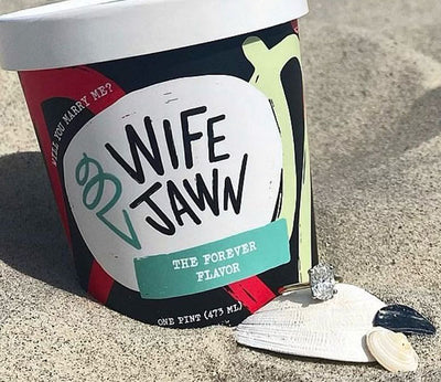 Philly Premium Ice Cream Brand Creates 'Wife Jawn' Pint for Surprise Proposal
