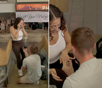 From 'Welcome to Philadelphia' to 'Will You Marry Me?' - A Viral Airport Proposal