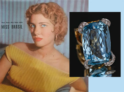 Here's Why a 1950s Brazilian Beauty Is Forever Linked With March's Birthstone