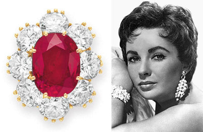 Birthstone Feature: Elizabeth Taylor's 'Perfect' Ruby Set an Auction Record in 2011