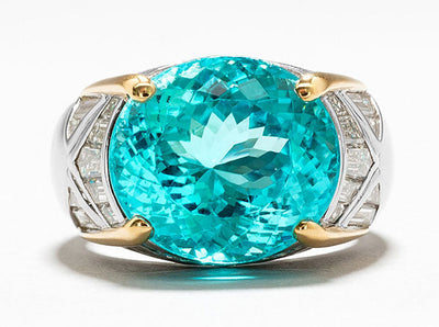 'ZaZa Azul Paraiba' Tourmaline Is a Dazzling Example of October's Birthstone