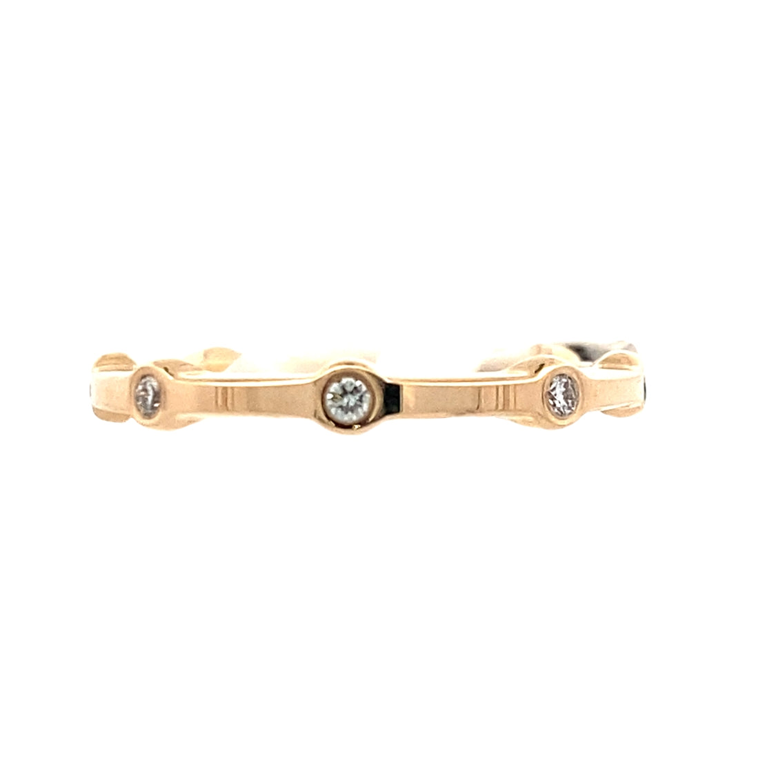 Diamond Band in 14K Yellow Gold, .16CTW, by Benchmark
