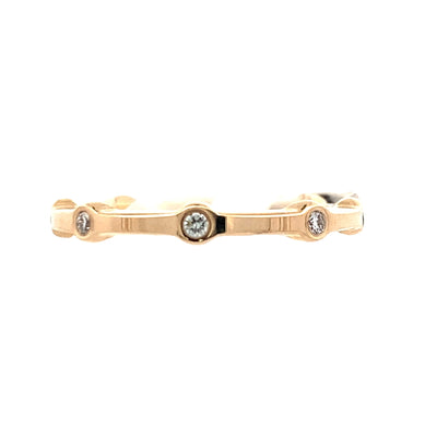 Diamond Band in 14K Yellow Gold, .16CTW, by Benchmark