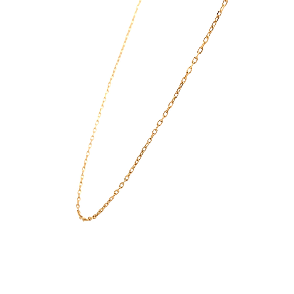 Mini Link Charm Necklace in Silver with Yellow Gold Plating by Ania Haie