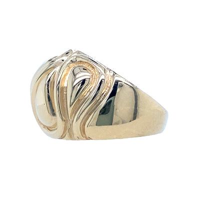 ESTATE Statement Ring in Yellow Gold