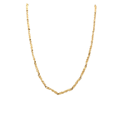 ESTATE 18" Nugget Chain in Yellow Gold