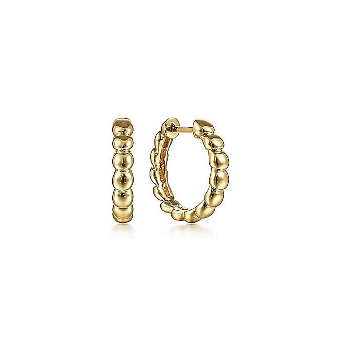 Gabriel & Co. 14 Karat Huggie Earrings Gold Earrings EG14176Y4JJJ
