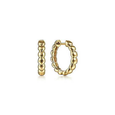 Gabriel & Co. 14 Karat Yellow Gold Huggie Earrings Gold Earrings EG14176Y4JJJ