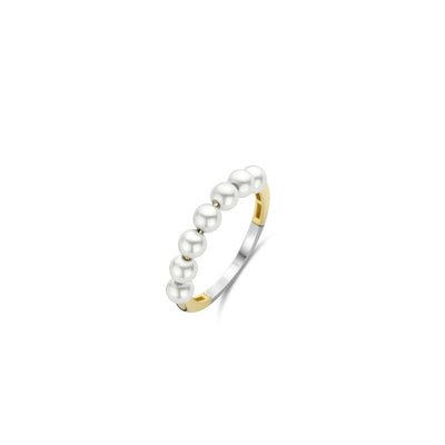 Ti Sento Milano Sterling Silver/ Gold Pearl Bead Style 12284YP/56