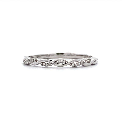 SDC Creations 10 Karat Twist Style Diamond Fashion Ring - Lady's cDD3138-1W