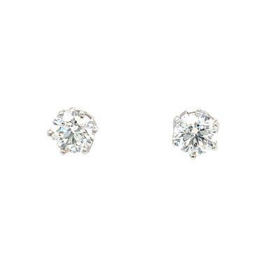 2.0 ctw Diamond Studs in White Gold  by B&C