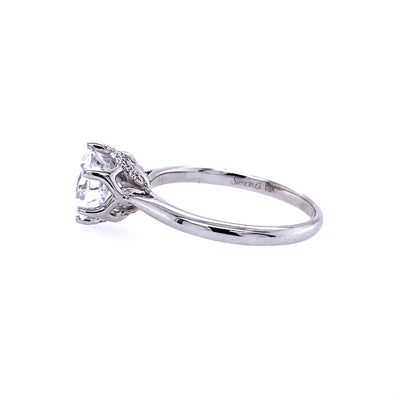 Simon G Jewelry 14 Karat Solitaire Round Shape Engagement Ring LR2143