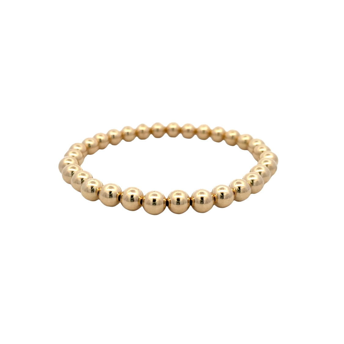 6MM Expandable Bracelet in Sterling Silver with Gold Plating by Karen Lazar