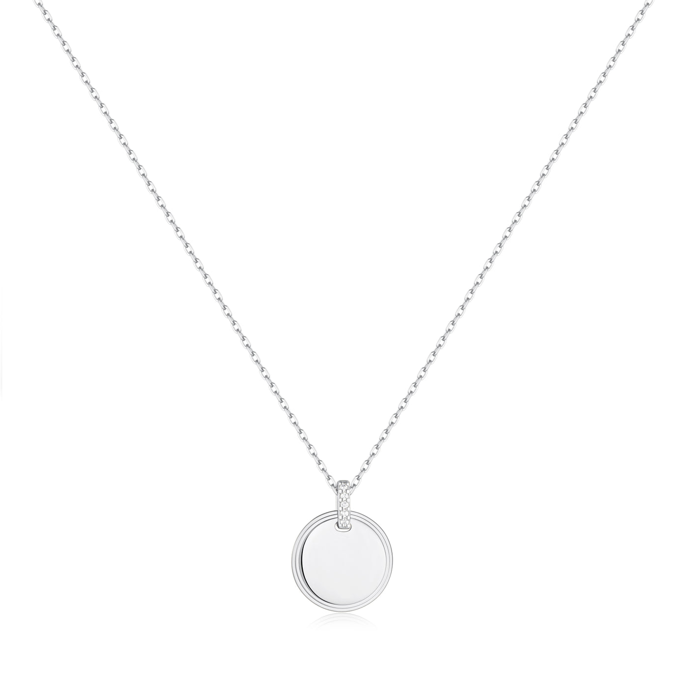 Chic Disc Pendant in Silver by Ania Haie