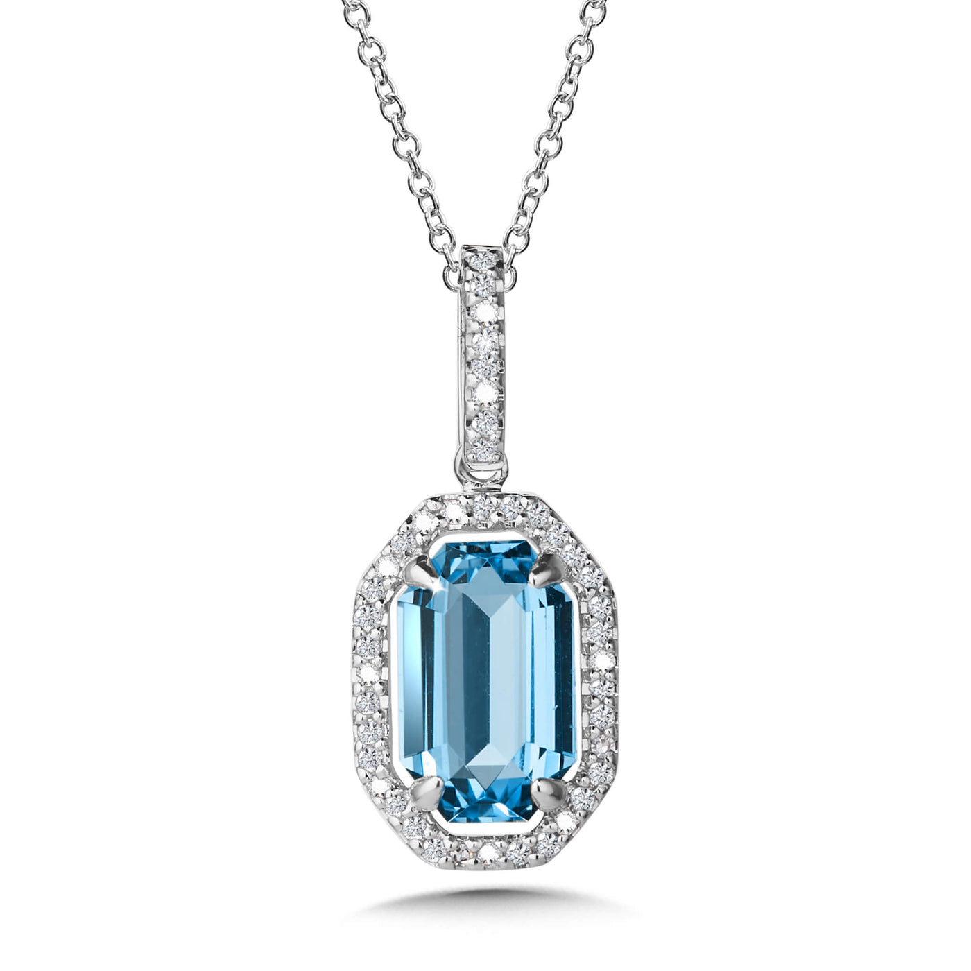 14 Karat Mutli-Gemstone Gemstone Necklaces cgp778W-DBT