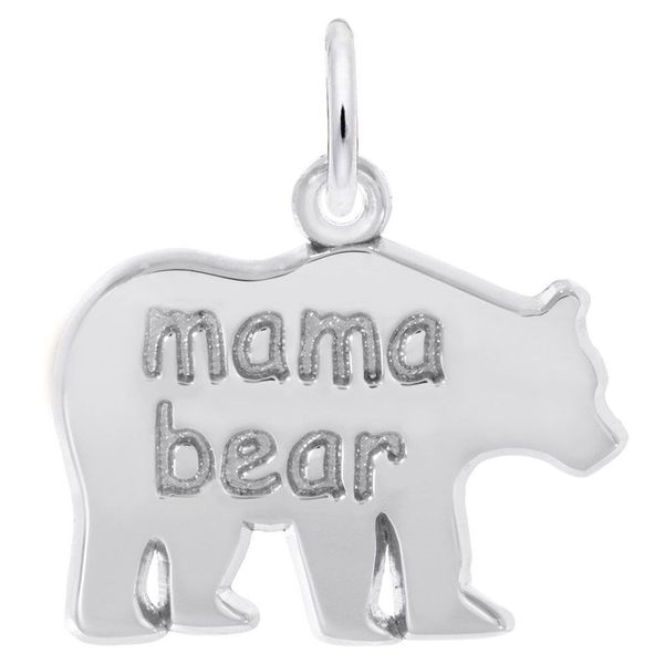 "Mama Bear" Charm in Silver