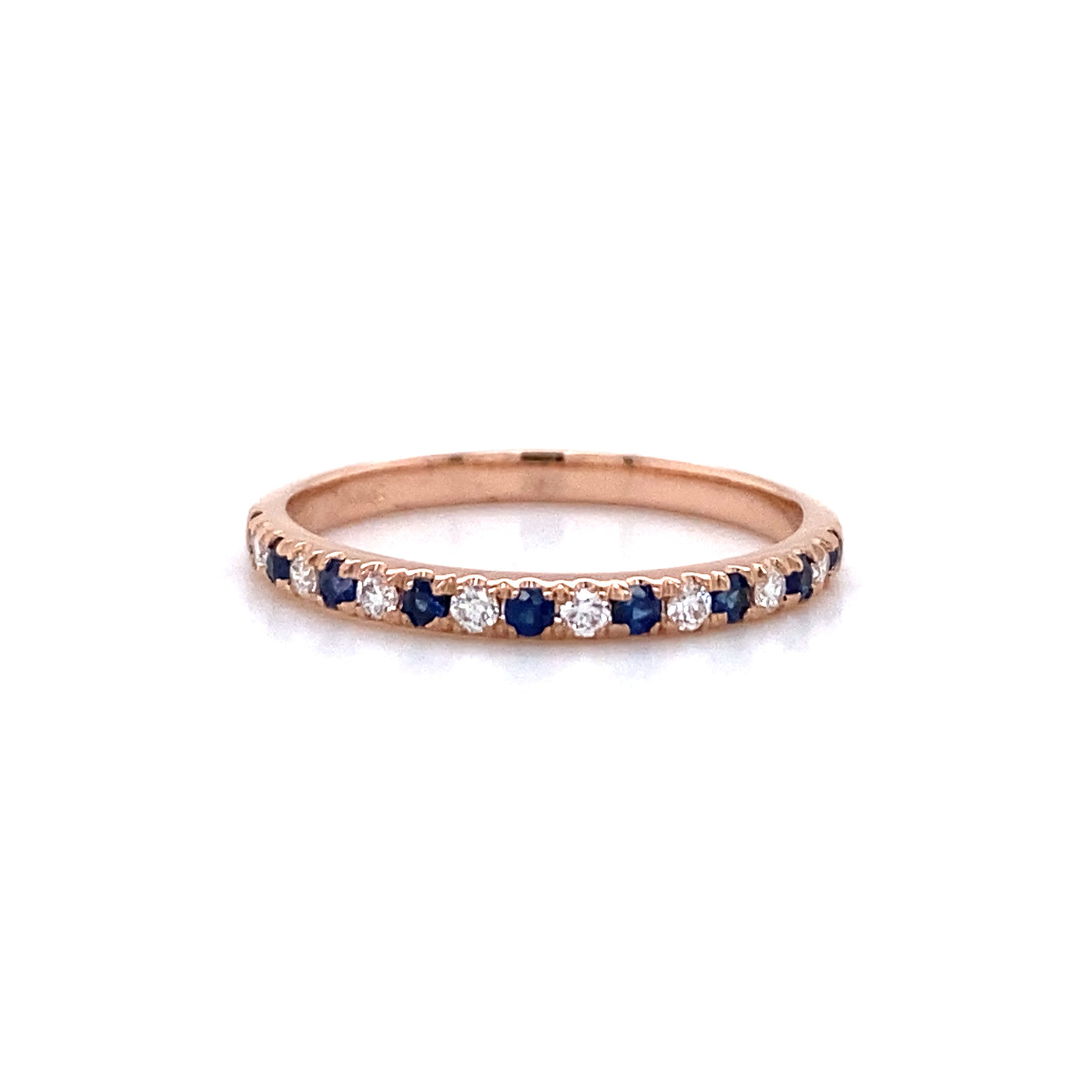 Beeghly & Co. 14 Karat 1/4 Carat Sapphire and Diamond Band BCR-65BSAPPR