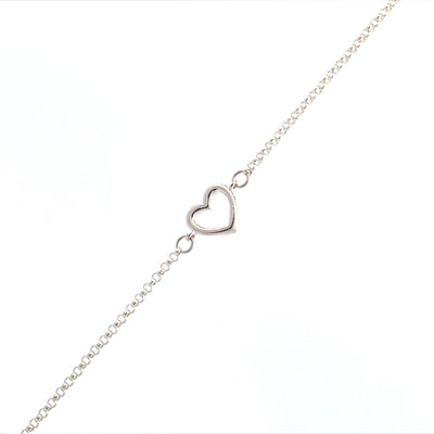 Encircl Heart Link in Silver by B&C