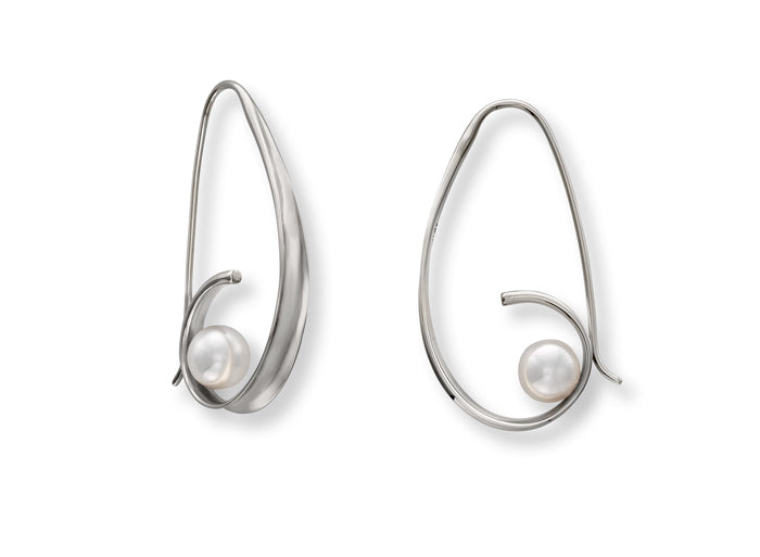 Ed Levin Jewelry Sterling Silver Hoop Earrings EA30512P