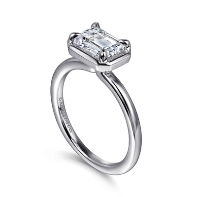 Gabriel & Co. 14KW Solitaire Diamond Engagement Ring ER16483E6W4JJJ