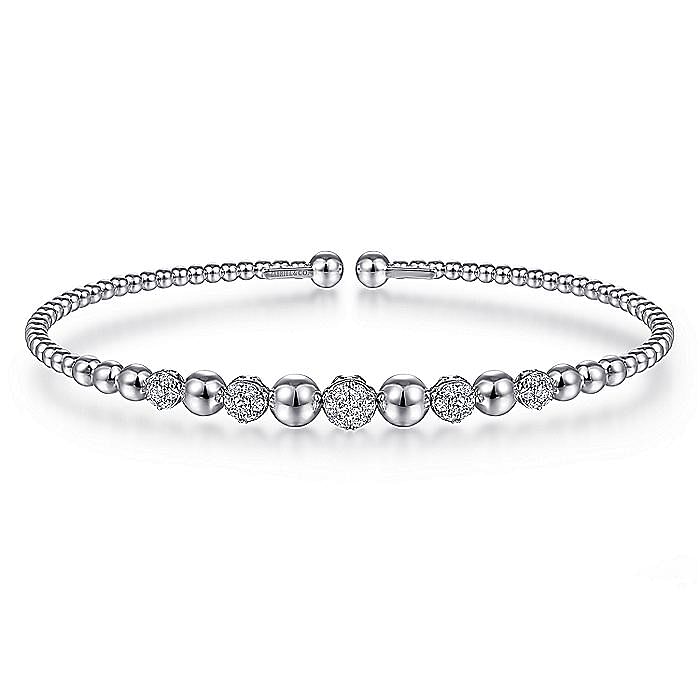 Gabriel & Co. 14 Karat Bangle Diamond Bracelets BG4362-62W45JJ