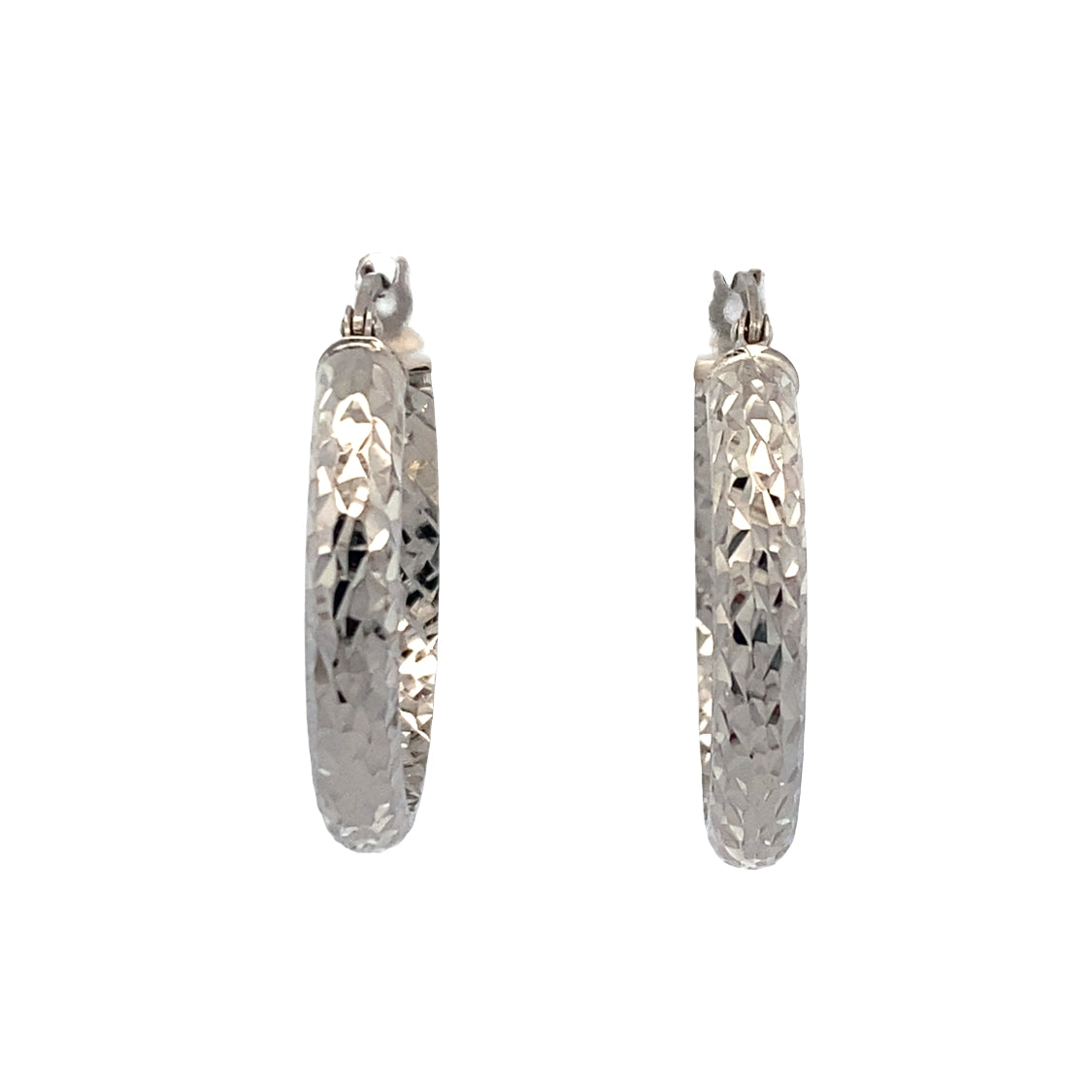 D/C Inside/Outside Hoops in Silver