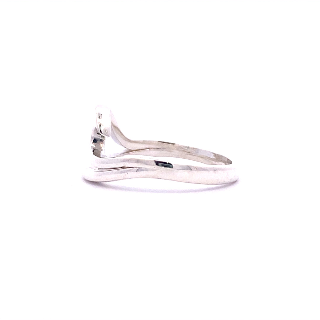 Beeghly & Co. Sterling Silver Wave Style Ring