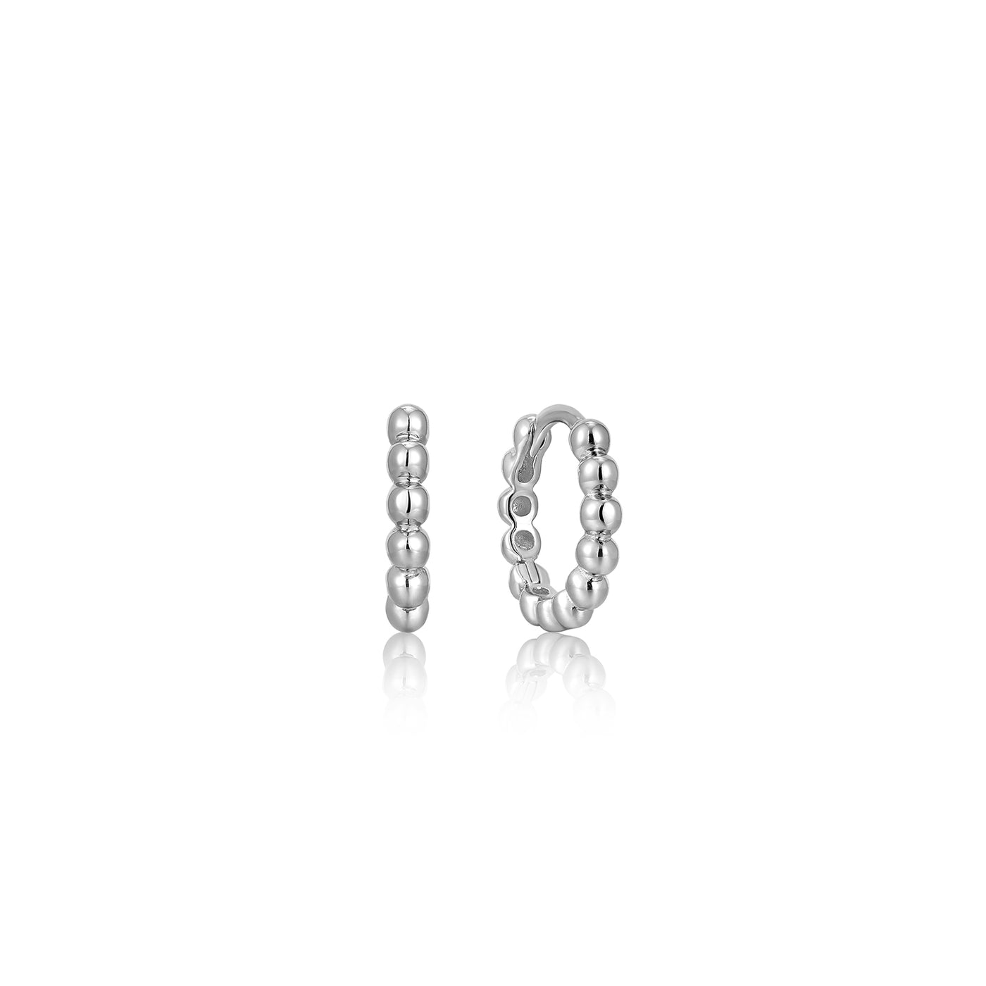 Ania Haie Sterling Silver Huggie Earrings E045-03H