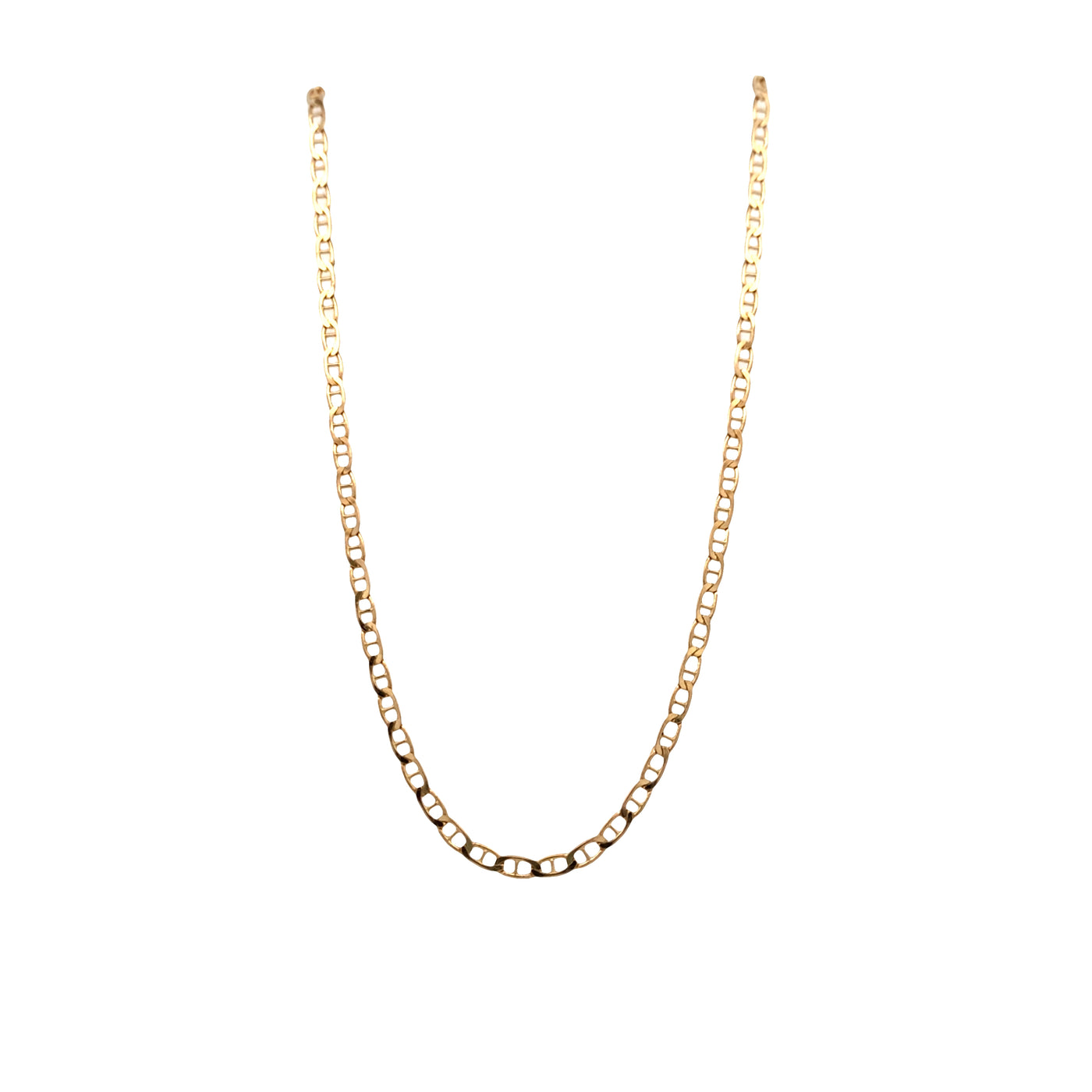 ESTATE 20" Anchor Link Chain in Yellow Gold
