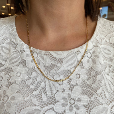 ESTATE 20" Anchor Link Chain in Yellow Gold