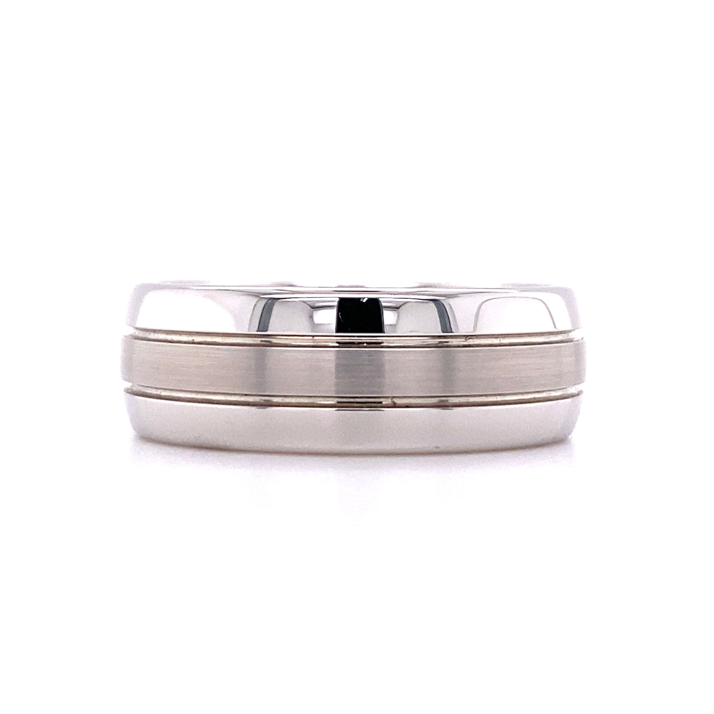Fancy 8mm Wedding Band in Tungstun Carbide