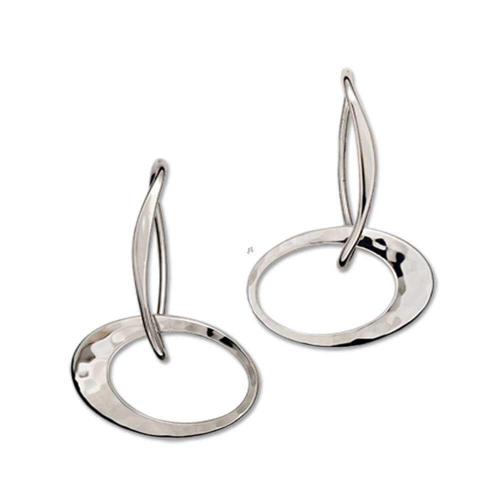 Ed Levin Jewelry Silver Drop Earrings EA38612