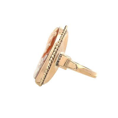 Estate Cameo Ring in Yellow Gold