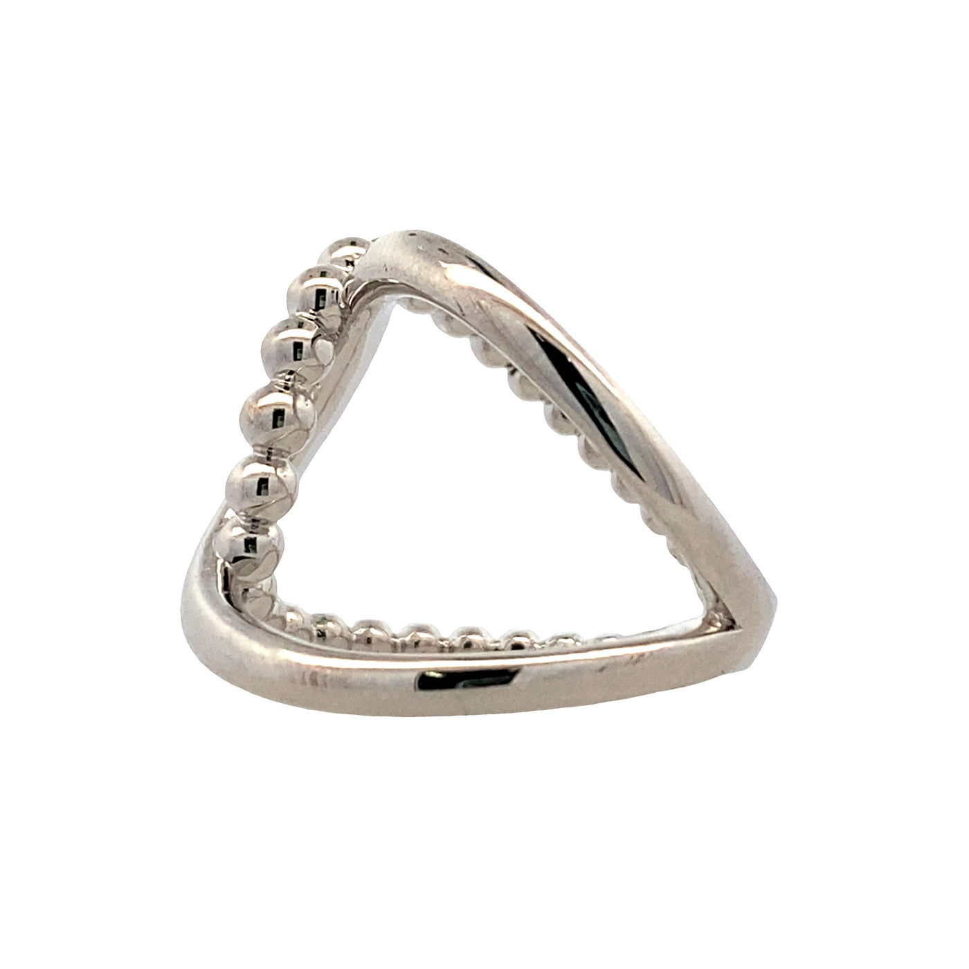 Interlocking Bujukan Ring in Silver by Gabriel & Co.