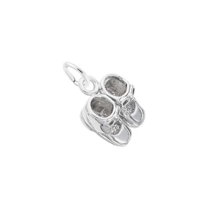 Rembrandt Q. C. Sterling Silver Baby Shoes  0516